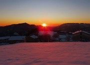 53 Il sole tramonta tra Canto Alto e Linzone